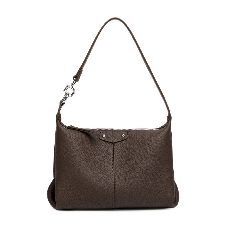 Genuine Leather Shoulder Crossbody Tote