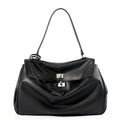 Work Tote Bag with Top Handle and Turn-Lock Closure