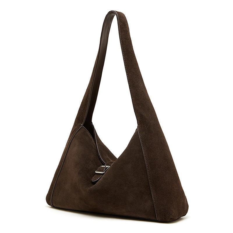 Genuine Leather Vintage Top-Handle Tote Bag