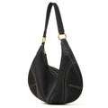 Vintage Genuine Leather Shoulder Dumpling Bag With Top Handles