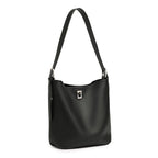 Genuine Leather Crossbody Handheld Bucket Bag