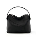 Genuine Leather Top-Handle Crossbody Bag
