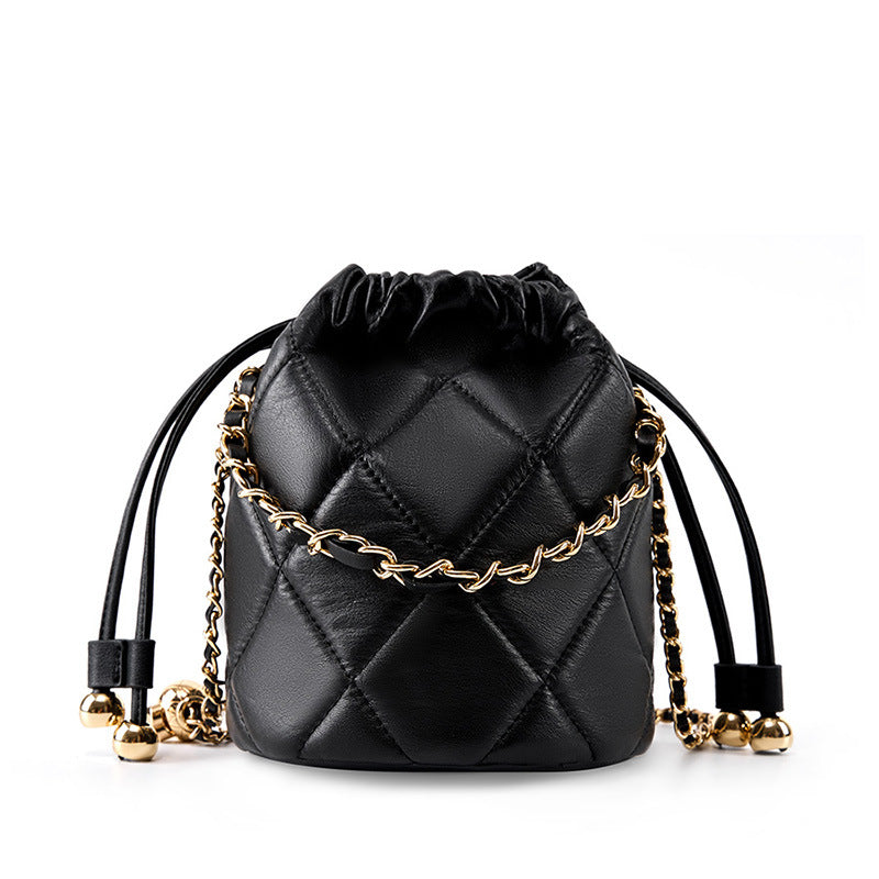 Vintage Top Handle Shoulder Bucket Bag