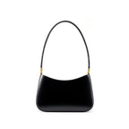 Genuine Leather Shoulder Crossbody Baguette Bag