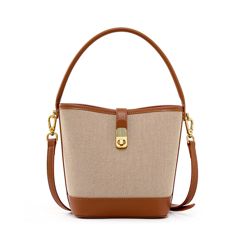 Luxury Shoulder Crossbody Top Handle Bucket Bag