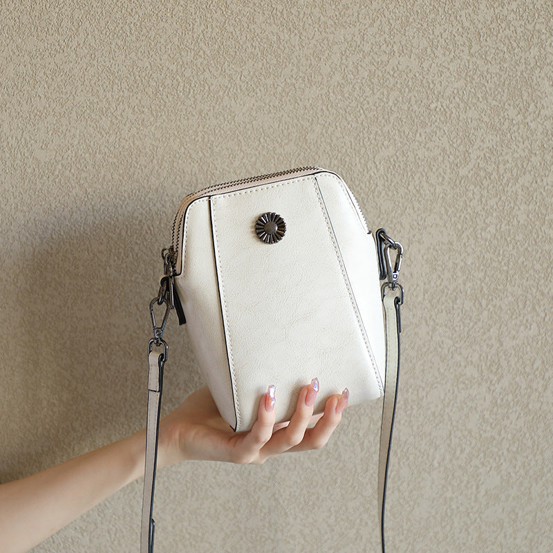Genuine Leather Crossbody Phone Bag