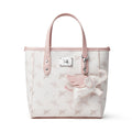 Genuine Leather Top-Handle Crossbody Tote Bag