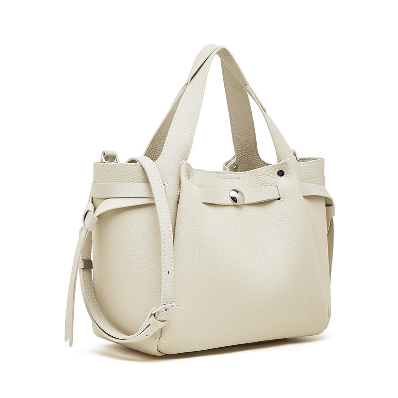 Large Capacity Top-Handle Crossbody Tote Bag