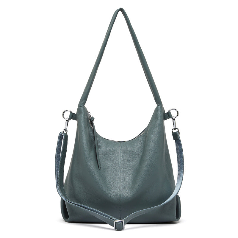 Genuine Leather Shoulder Crossbody Handbag Tote Bag