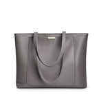 Vintage Genuine Leather Shoulder Tote Bag With Top Handles