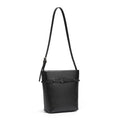 Genuine Leather Crossbody Bucket Bag