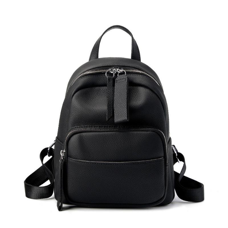 Genuine Leather Large Capacity Women's Backpack