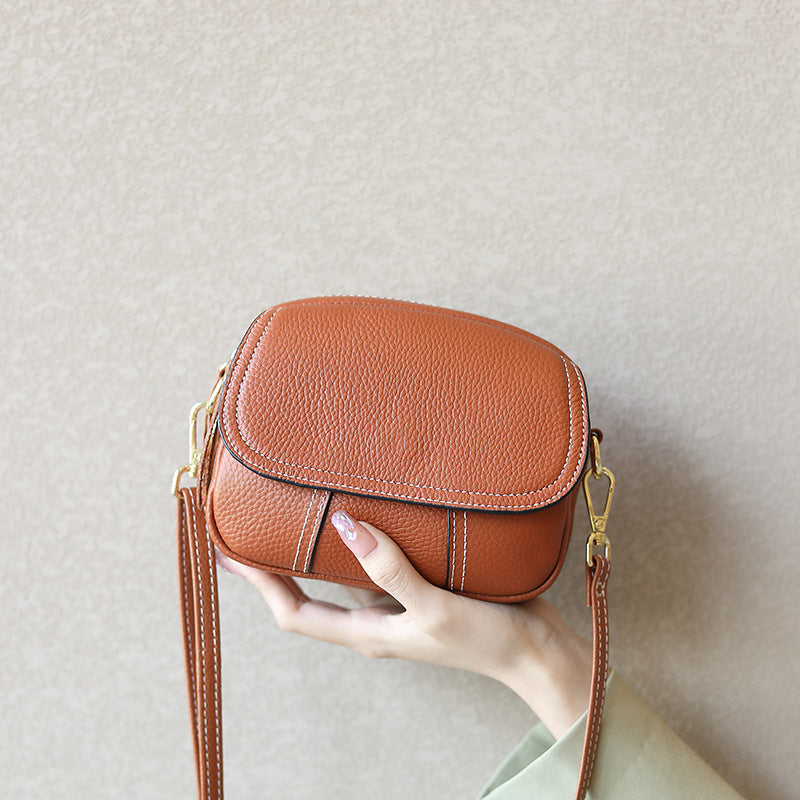 Fashion Genuine Leather Shoulder Crossbody Handbag