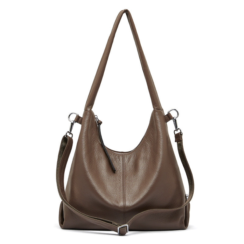 Genuine Leather Shoulder Crossbody Handbag Tote Bag