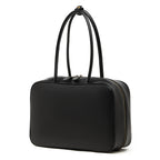 Genuine Leather Top-Handle Bowling Bag