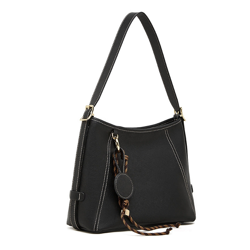 Genuine Leather Crossbody Tote Bag