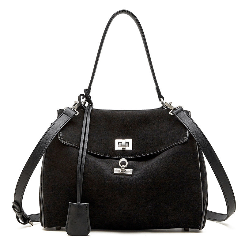 Large Capacity Top-Handle Crossbody Tote Bag