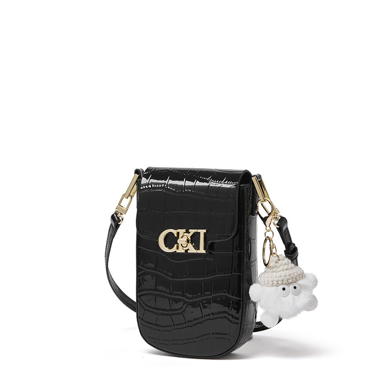 Genuine Leather Crossbody Kelly Bag