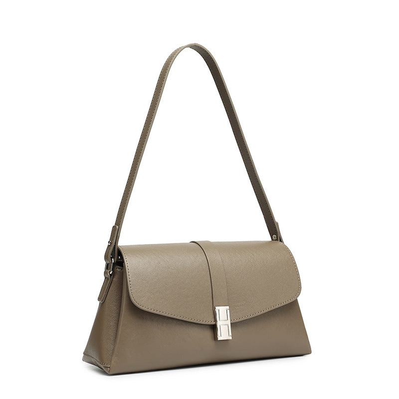 Vintage Genuine Leather Shoulder Crossbody Mini Square Bag