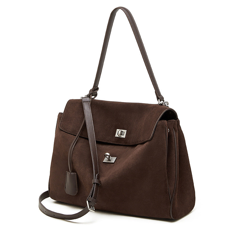 Luxury Genuine Leather Shoulder Crossbody Tote Handbag