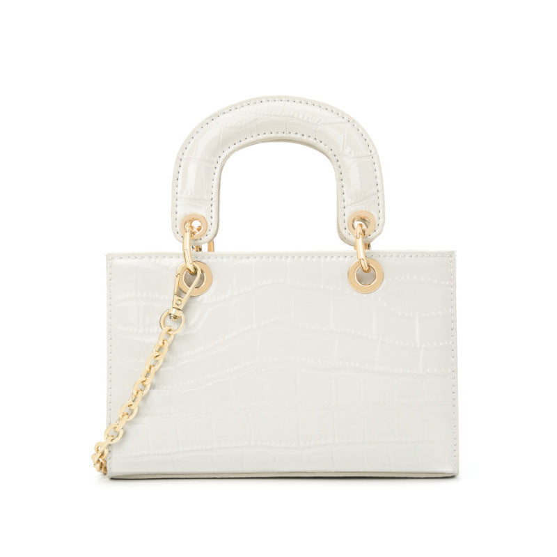 Genuine Leather Top-Handle Lady Dior Bag