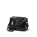 Genuine Leather Shoulder Crossbody Top-Handle Mini Square Bag
