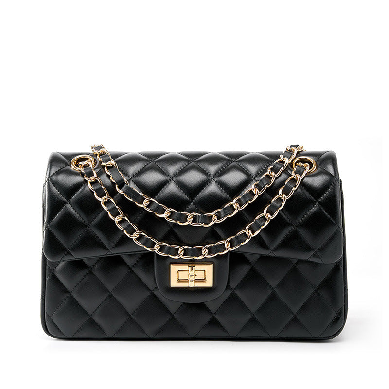 Chanel Style Shoulder Crossbody Top Handle Mini Square Bag