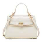 Genuine Leather Shoulder Crossbody Handbag Kelly Bag