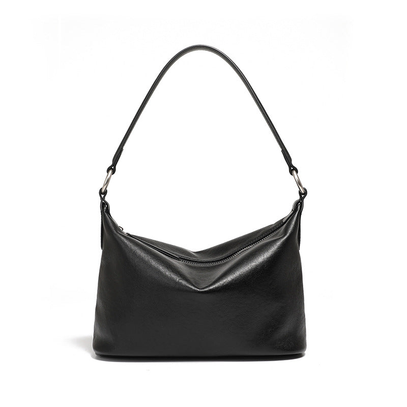Vintage Genuine Leather Shoulder Crossbody Underarm Bag
