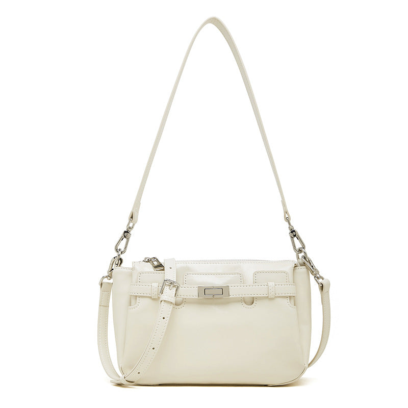 Stylish Genuine Leather Small Square Shoulder Crossbody Bag