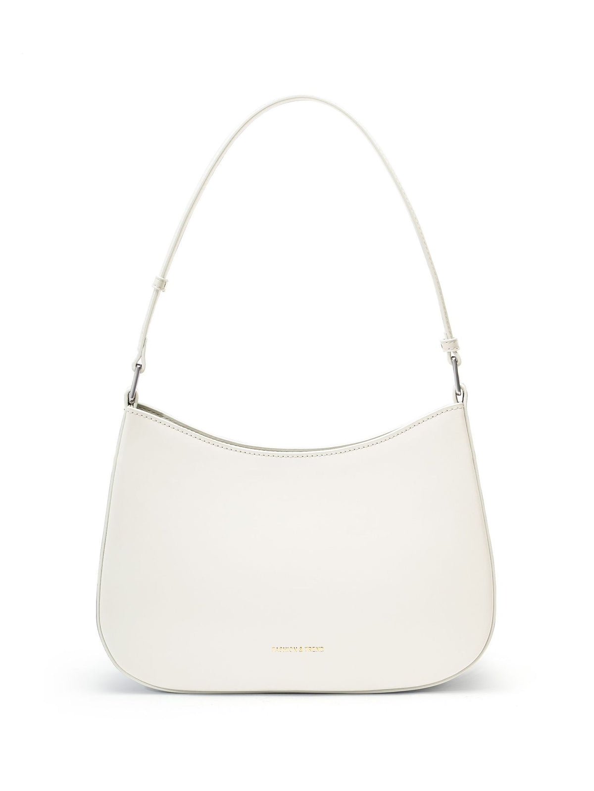Genuine Leather Top-Handle Underarm Bag