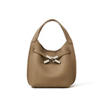 Genuine Leather Shoulder Crossbody Handbag Bucket Bag
