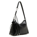 Genuine Leather Shoulder Bag Crossbody Handbag Underarm Purse
