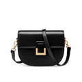 Genuine Leather Crossbody Saddle Bag