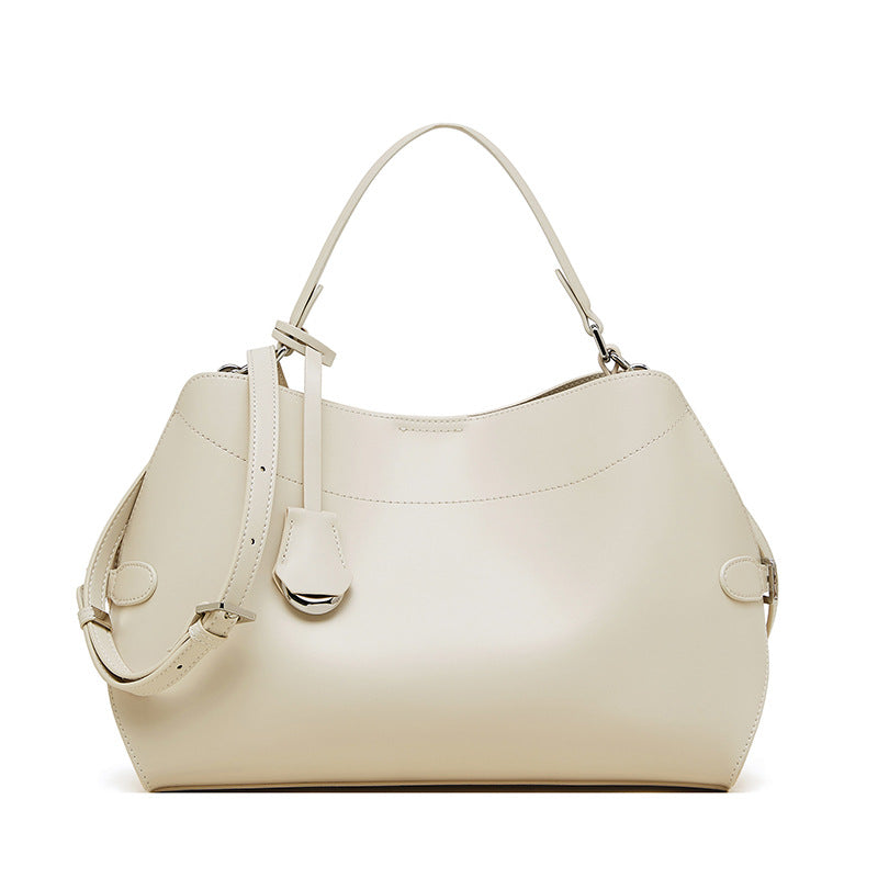 Vintage Commuter Shoulder Bag With Top Handles