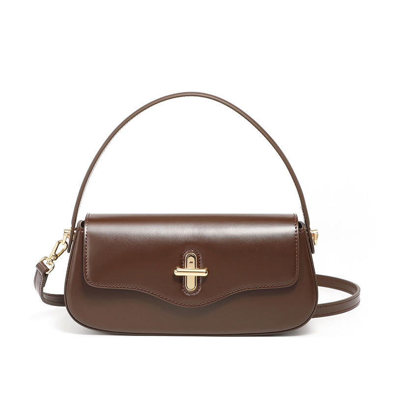 Korean Style Shoulder Crossbody Handbag Baguette Bag