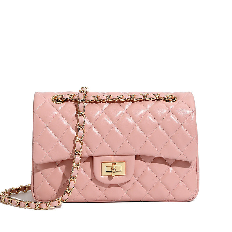 Chanel Style Shoulder Crossbody Top Handle Mini Square Bag