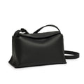 Commuter Genuine Leather Shoulder Crossbody Pillow Bag