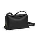 Commuter Genuine Leather Shoulder Crossbody Pillow Bag