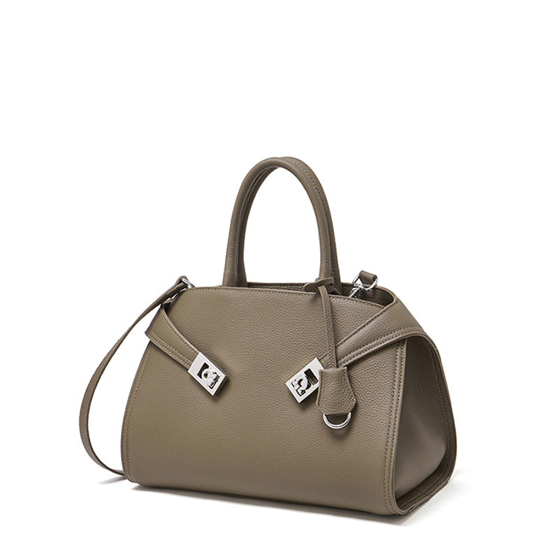 Large Capacity Top-Handle Crossbody Tote Bag