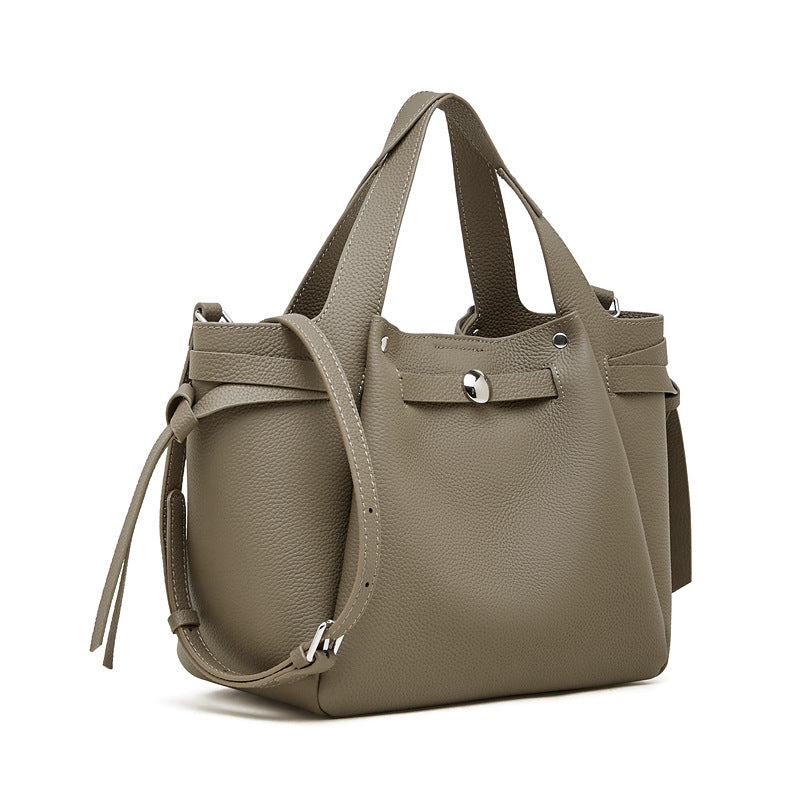 Large Capacity Top-Handle Crossbody Tote Bag