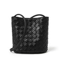 Genuine Leather Shoulder Crossbody Bucket Bag