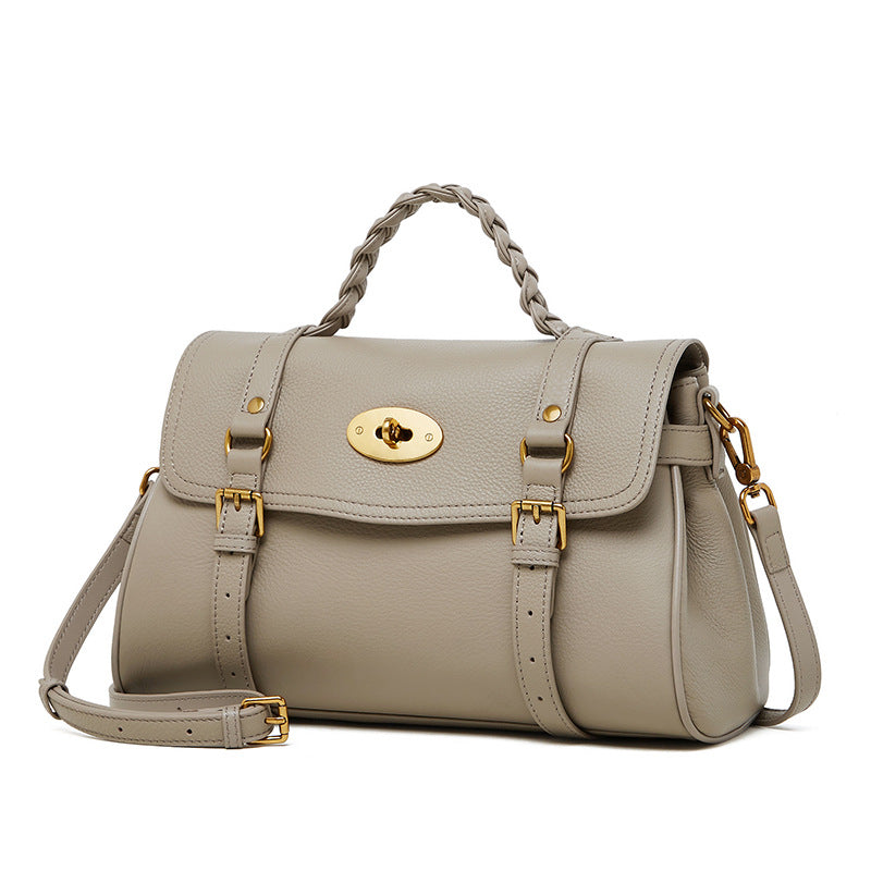 Genuine Leather Shoulder Crossbody Handbag Messenger Bag