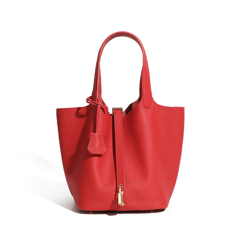 Premium Exquisite Bucket Bag with Top Handle