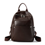 Genuine Leather Large Capacity Women's Backpack