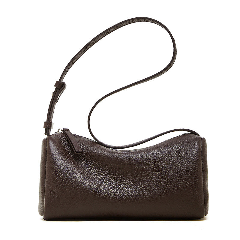 High-End Shoulder Crossbody Barrel Bag