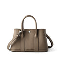 Vintage Genuine Leather Crossbody Top-Handle Bucket Bag