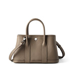 Vintage Genuine Leather Crossbody Top-Handle Bucket Bag