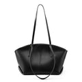 Genuine Leather Large Capacity Top-Handle Tote Bag