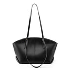 Genuine Leather Large Capacity Top-Handle Tote Bag